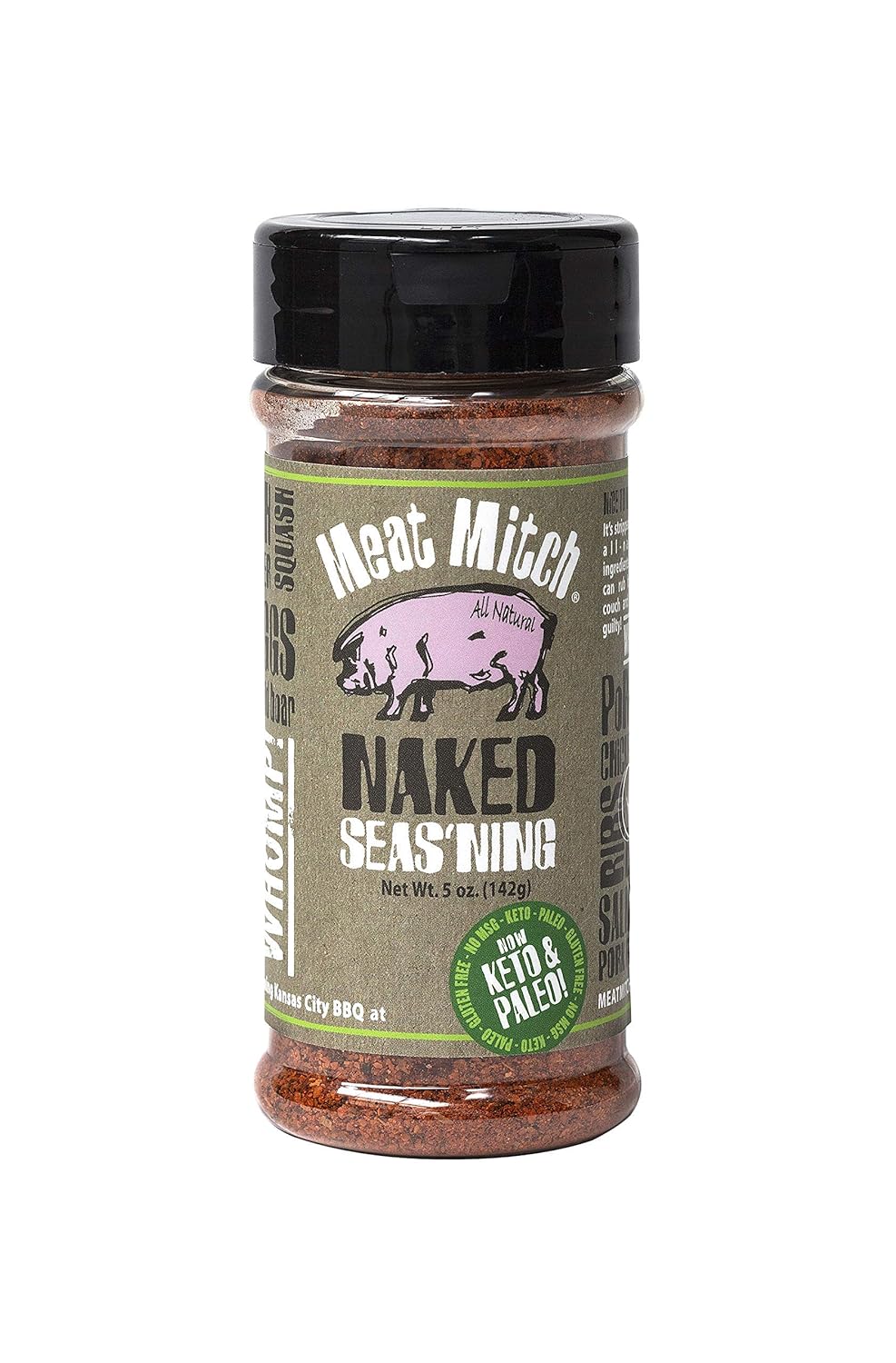 Meat Mitch Naked Seas'ning - All Natural - 9.5 oz