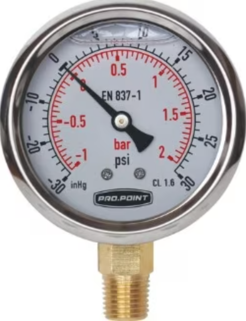 Pressure Gauge 30 PSI