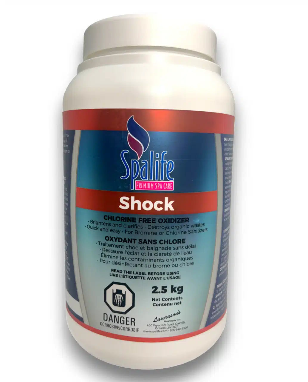 Spa Life Shock 2.5kg - Chlorine Free Oxidizer