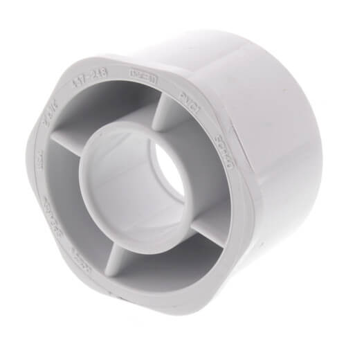 437-248  2" x 3/4" PVC Schedule 40 Spigot x Socket Bushing