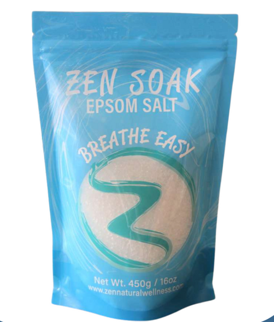 Zen Soak Breathe Easy Aromatherapy Epsom Salt 450g