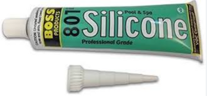 Boss 801 Silicone Clear 10 oz for pool and spa