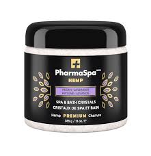 PharmaSpa Hemp Crystals- Peony-Lavender 385g