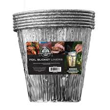 Foil Bucket Liners 6-Pack