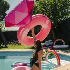 Ring Pool Float Tube PINK